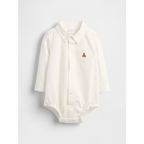 Baby Oxford Bodysuit | Gap