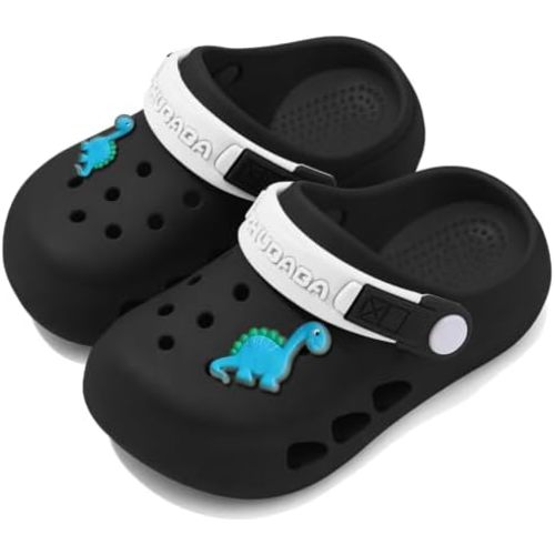 Kids Toddler Clogs Boys Girls Dinosaur Slip on Slides Sandals Summer Beach Pool Outdoor Water Shoes Shower Slippers Garden Clogs