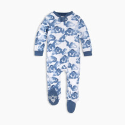 Burt's Bees Baby Organic Sleep & Play Footie Pajamas - Moonlight Clouds, N