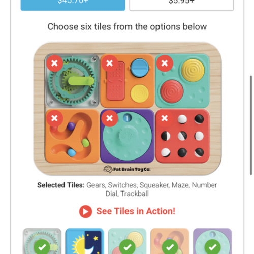PlayTab - Modular, Sensory Activity Board for Babies and Toddlers