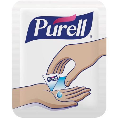 PURELL SINGLES Advanced Hand Sanitizer Gel, Fragrance Free, 125 Count Single-Use Travel-Size Packets - 9620-12-125EC (Pack of 1)