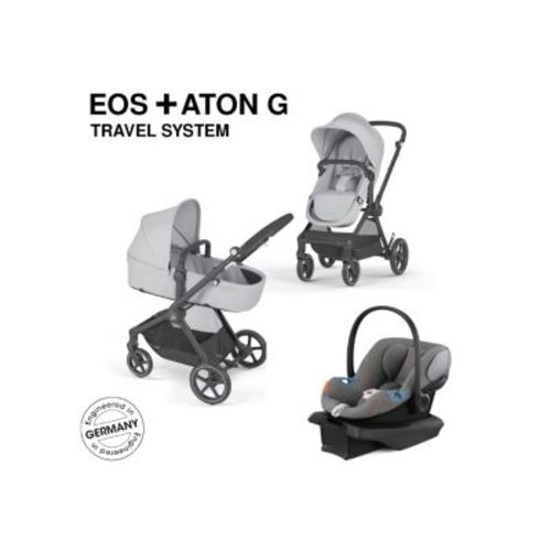EOS 5-in-1 Travel System Stroller + Lightweight Aton G Infant Car Seat