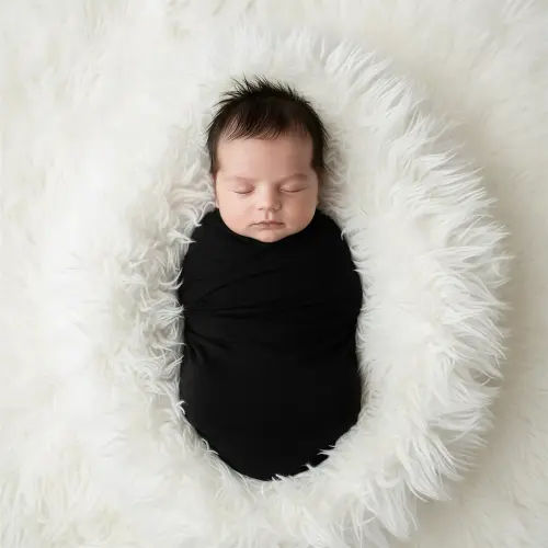 Bestaroo Solid Black Baby Swaddle Blanket – Super Soft 2-Ply Micromodal Stretch, Cozy Newborn Swaddle Cover, Multi-Use Wrap – 45"x45" - TikTok Shop