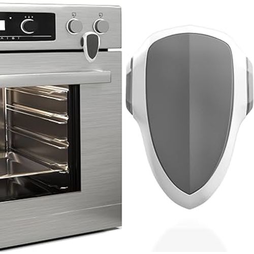 Oven Lock Child Safety, 1 Pack, Oven Door Lock Child Safety, Oven Baby Proofing, Heat-Resistant, Durable & Easy to Install Oven Safety Locks for Toddlers, Baby Proof Oven (White)