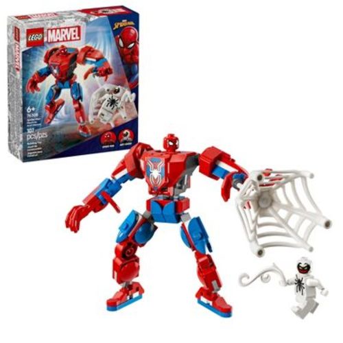 LEGO Marvel Spider-Man Mech vs. Anti-Venom Building Toy Set 76308