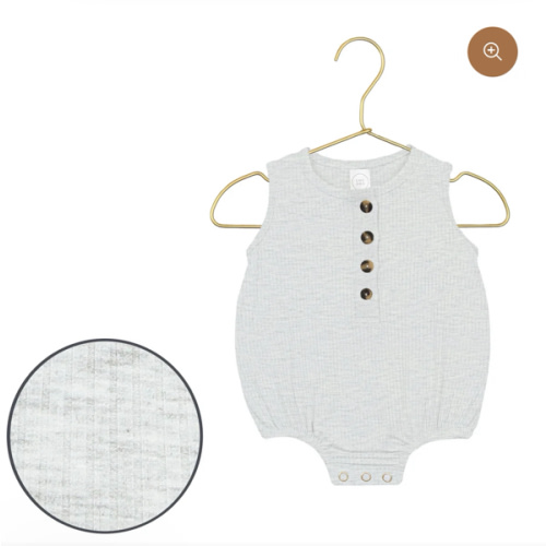 Stevie Ribbed Bubble Romper