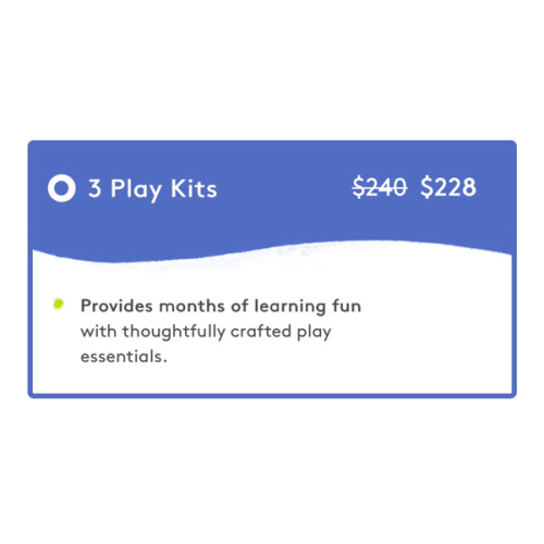 Play kit subscription