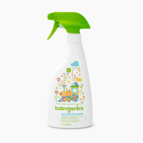BabyGanics Toy & Highchair Cleaner - Fragrance Free, 17 oz