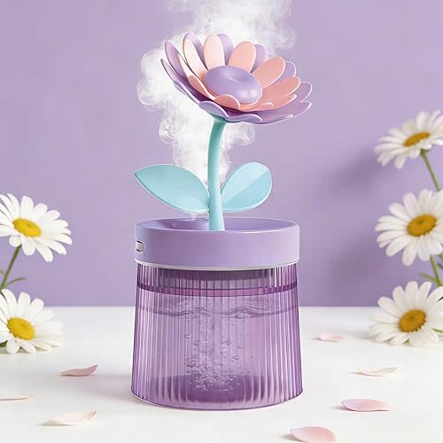 Cute Mini Humidifier 320mL mute with 2 Mist Modes,for Home Nursery/Office,Portable Mini Air Moisturizer,rechargeable mini humidifier