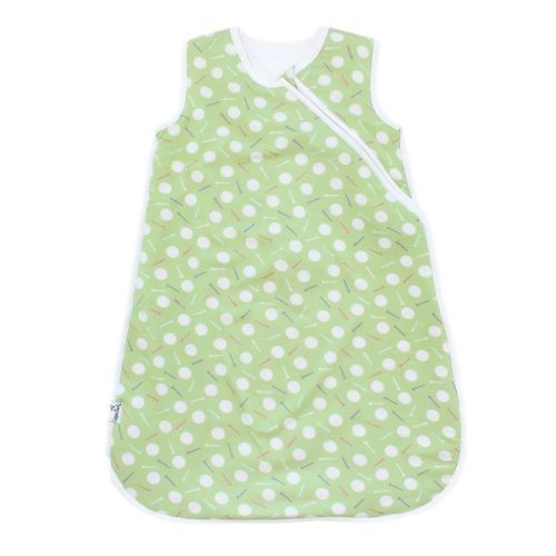 Copper Pearl Wearable Blanket Sleep Bag 0-6 Months - Bogey: Midweight Fabric, V Neck, Front Full Length Zipper, Sports Pattern