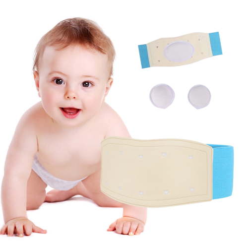 Teeuard Newborn Umbilical Hernia Belt, Baby Cord Band, Relieve Abdominal Pain, One Size, Pink