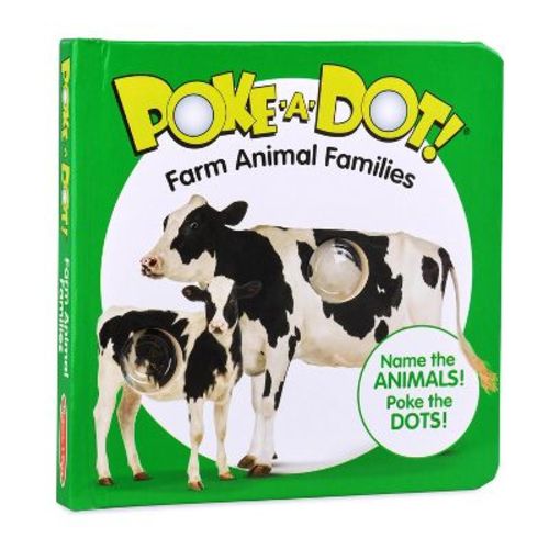 Melissa & Doug Children’s Book – Poke-a-Dot: Farm Animal Families (Board Book with Buttons to Pop) Melissa & Doug