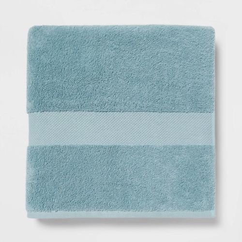 Threshold Performance Plus Oversized Bath Towel - Aqua