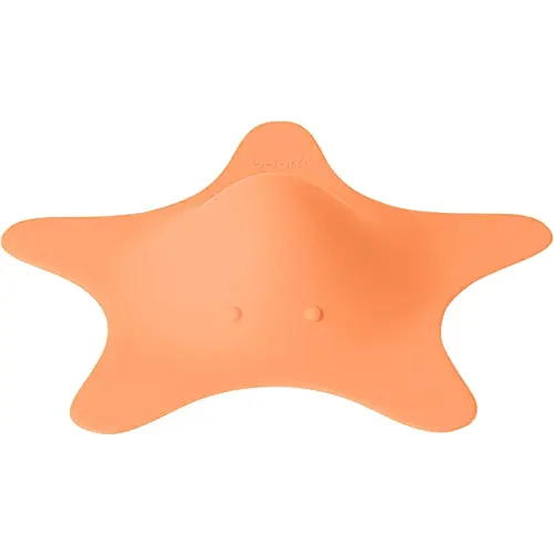 Boon Star Toddler Bathtub and Sink Drain Cover - Starfish Shaped - Easy to Clean Bath Stopper - Baby Bath Essentials
