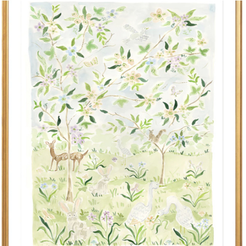 The "Fairy Gardens No. 1" Chinoiserie Fine Art Print
