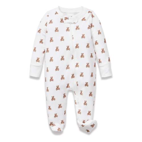 Baby's Pima Romper in Teddy Tales