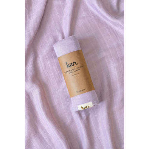 Kiin Organic Muslin Swaddle - Lilac