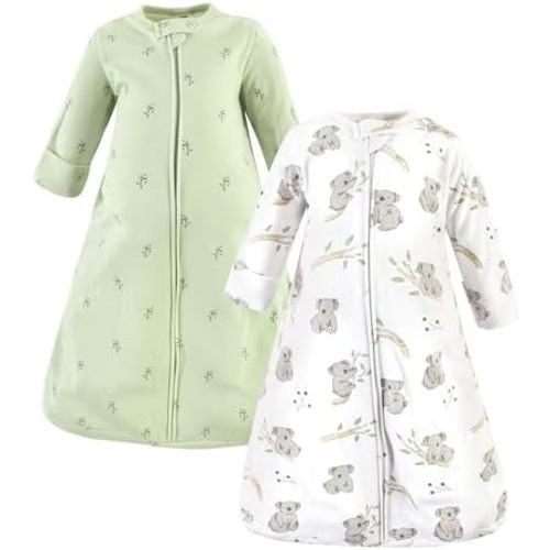 Hudson Baby BabyCotton Long-Sleeve Wearable Sleeping Bag, Sack, Blanket