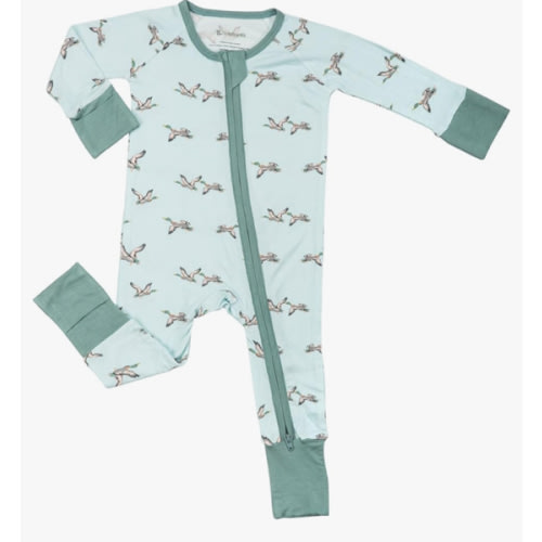 LollyBanks Baby Pajamas, 2-Way Zipper Romper, 95% Viscose Made from Bamboo and 5% Spandex, Baby Sleepers