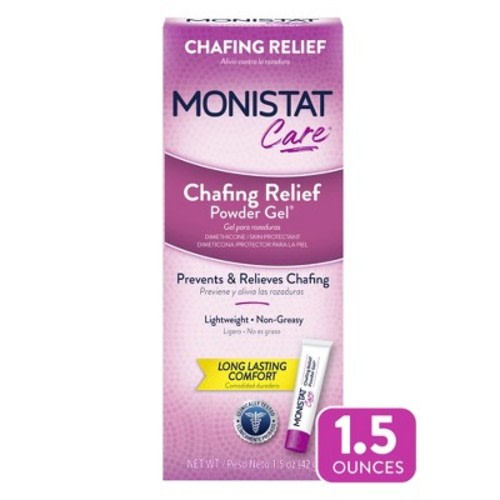 Monistat Care Feminine Chafing Relief Powder Gel, Anti-Chafe Protection - 1.5 oz