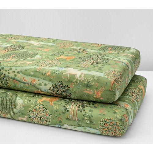 Morris & Co. Owl & Willow Organic Cotton Crib Fitted Sheet