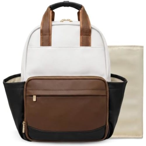 miss fong Small Diaper Bag Baby Checkered Diaper Bag with Changing Pad