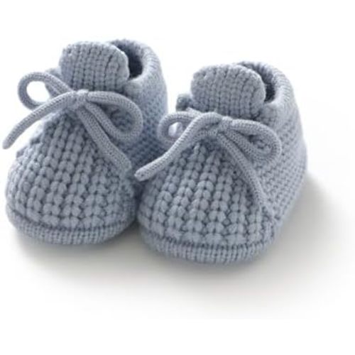 DovFanny Baby Booties Newborn Baby First Shoes Cozy Warm Knit Soft Booties for Toddler Infant Boy Girl