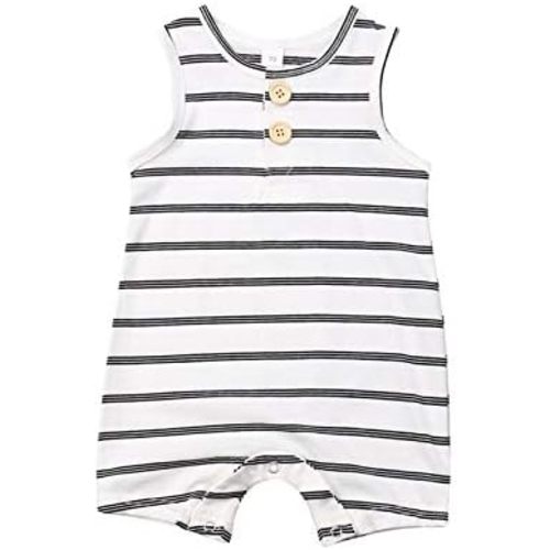 Newborn Summer Baby Boy Girl Rompers Bodysuit Jumpsuit Playsuit One Piece Outfit Clothes