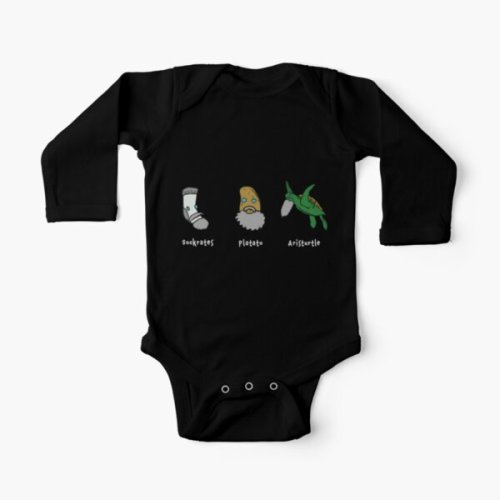 Philosophy Socrates Plato Aristotle | Baby One-Piece