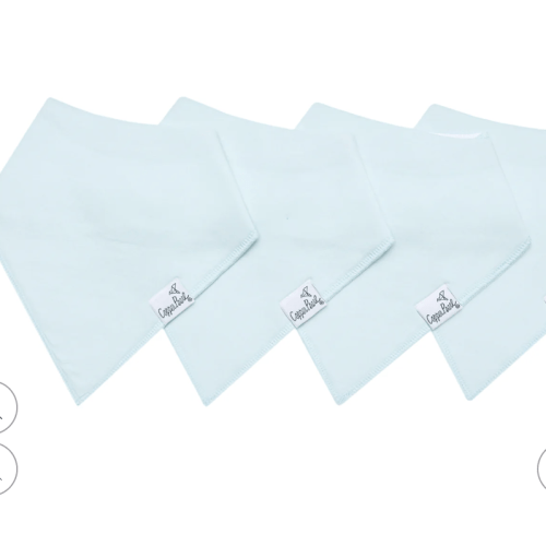 4 Pack Baby Bandana Bibs - Air