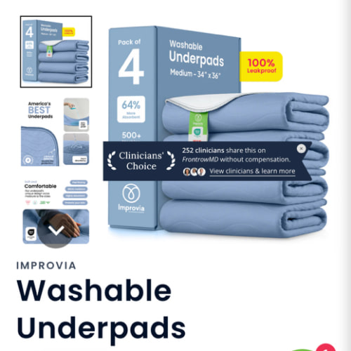 Washable Underpads – Improvia