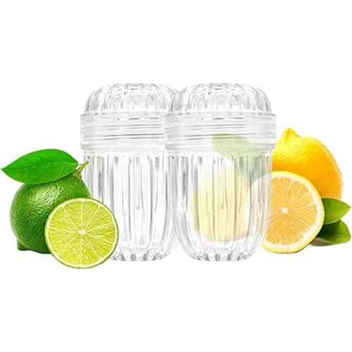 2-Pack Fruit Infuser Inserts for Wide Mouth Water Bottles, Leak-Proof Herb & Tea Strainer, BPA-Free Reusable Diffuser Compatible with 32-40oz Tumblers (Ice Cube Compatible)