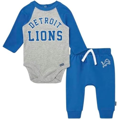 Gerber NFL unisex-baby Nfl Onesie Bodysuit and Jogger Set