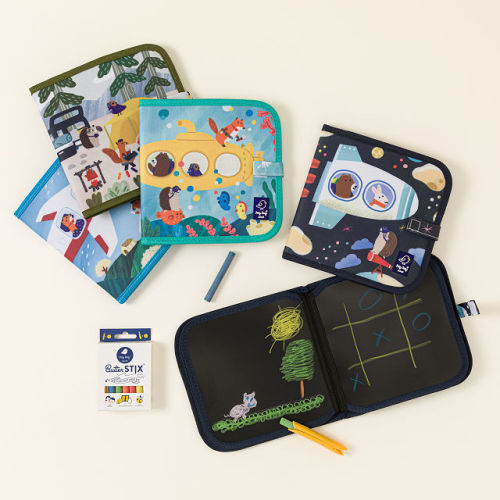 Uncommon Goods | Campsite Erasable Book - Endlessly Reusable Art Book | Kids Art