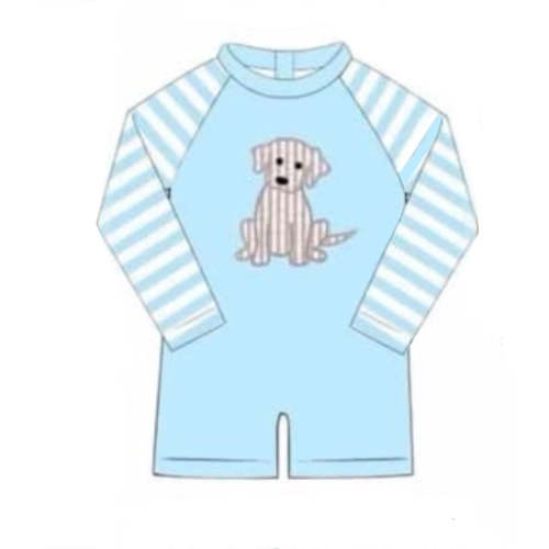 RTS: BBS Puppy- Boys 1pc Rash Guard Swim