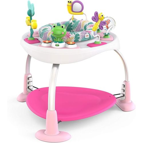 Bright Starts Bounce Bounce Baby 2-in-1 Activity Jumper & Table - Playful Palms