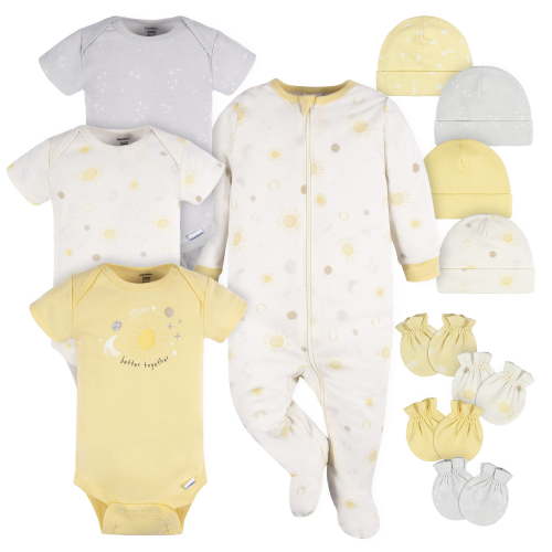 Gerber Baby Girl Layette Bundle, 12-Piece, Newborn - 6/9M