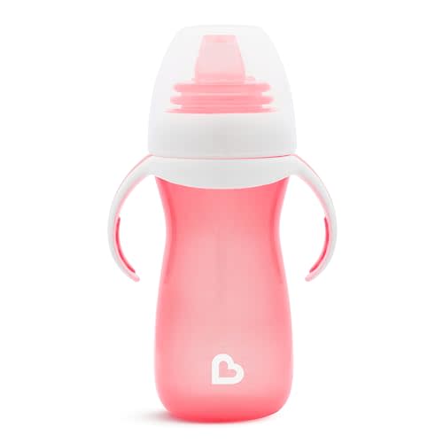 Munchkin® Gentle™ Transition Sippy Cup with Trainer Handles, 10 Ounce, Pink