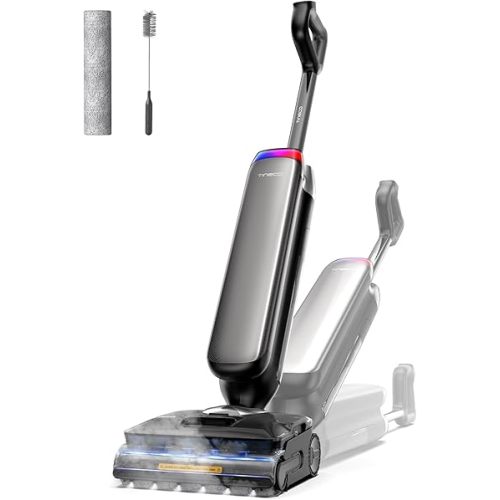Tineco Floor One S9 Artist Steam Wet Dry Vacuum Cleaner, High-Temp Steam Cleaning, 22kPa Suction, 360° SmoothDrive, Anti-Tangle Design, 185°F Flashdry, Long Runtime, 180° Lay-Flat