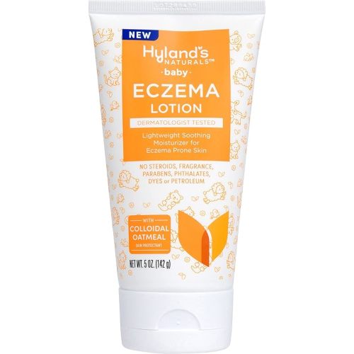 Hyland's Baby Eczema Lotion, Lightweight Soothing Moisturizer for Eczema Prone Skin, With Colloidal Oatmeal, 5 ounce