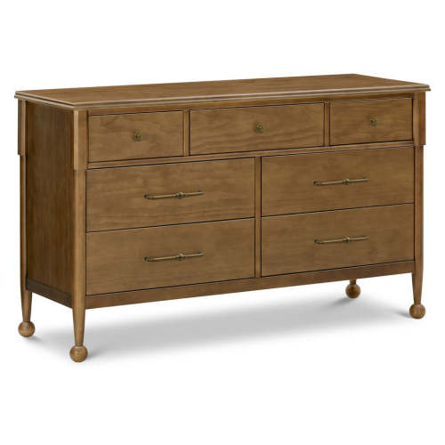 Alouette 7-Drawer Assembled Dresser - Natural Walnut