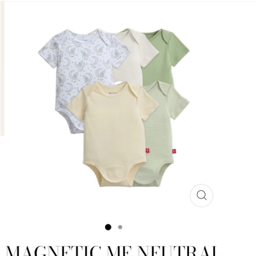 Magnetic Me Neutral Body Suits - 5 Pack