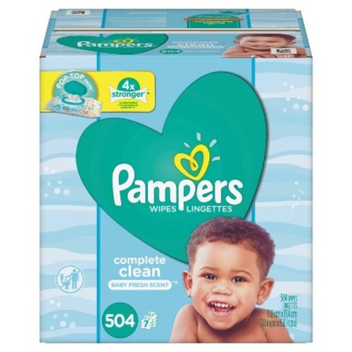 Pampers Wipes Complete Clean (504ct)