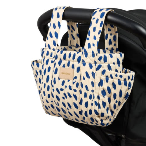 Nobodinoz - Hyde Park Leonie stroller organizer bag - Blue | Smallable