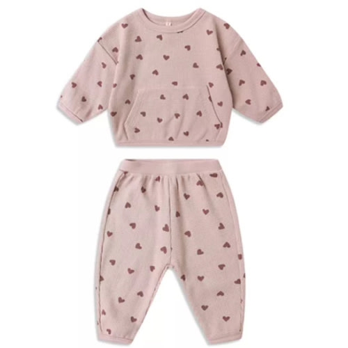Girls' Waffle Slouch Top & Pants Set - Baby