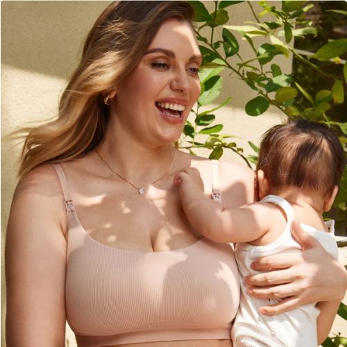 Ribbed Scoop Nursing Bralette