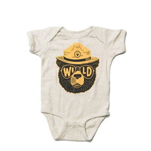 Wildbear Baby Bodysuit | Natural