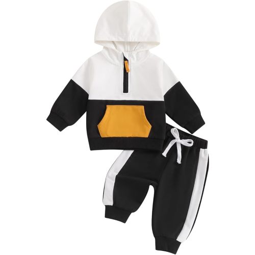 (12-18m) Infant Baby Boy Hooded Dinosaur Fall Outfit Contrast Sweatshirt Pant Set Toddler Dinosaur Clothes 6 12 18 Months 2T