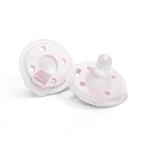 babypace® breast-like pacifier 2-set in delicate seashell | mōmi