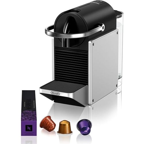 Nespresso Pixie Aluminum Espresso Machine by De'Longhi